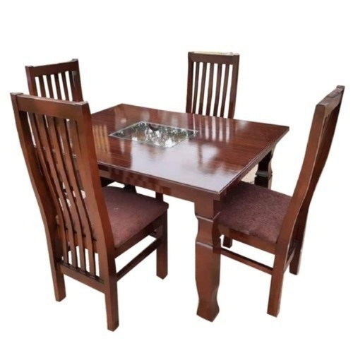 Solid Wood Dining Table Set By Tejasri Agencies