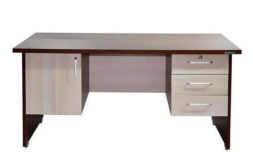 White Modular Wooden Office Table