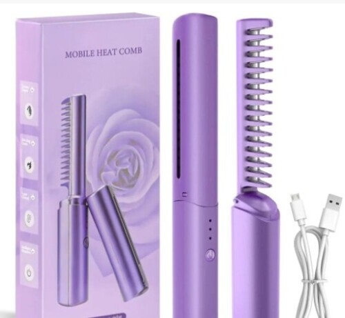 Wireless Hair Straightener Comb