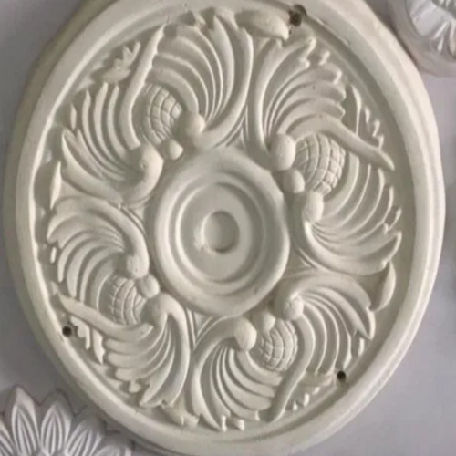3.5 Feet White Ceiling Rose