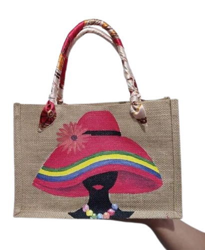 Designer Printed Jute Bags