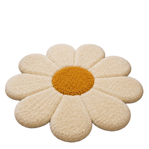 Flower Design Handmade Tufted Carpet