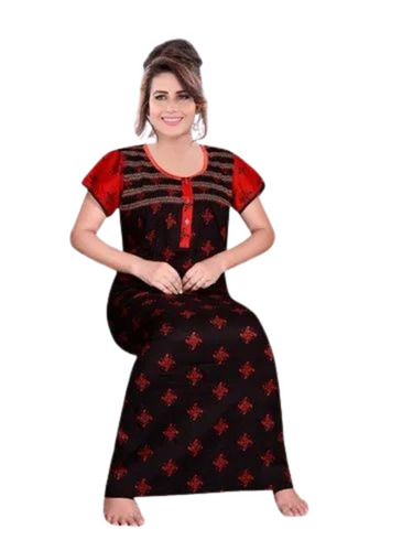 Ladies Printed Cotton Nighty