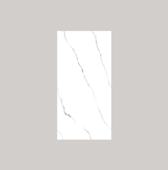 Mahavir Statuario Glazed Vitrified Floor Tile - Color: White