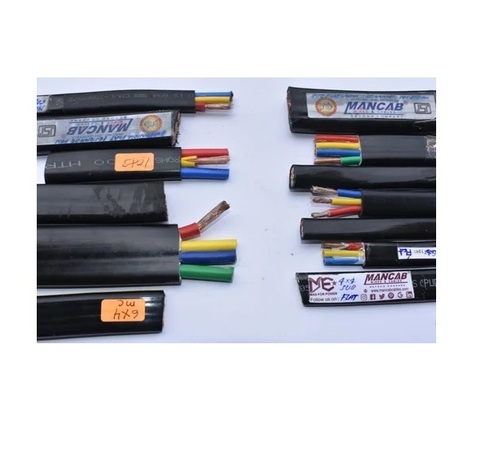 Mancab 4 Sqmm X 3c Flat Submersible Cable