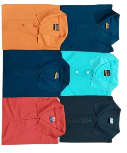 Men Solid Cotton T Shirt
