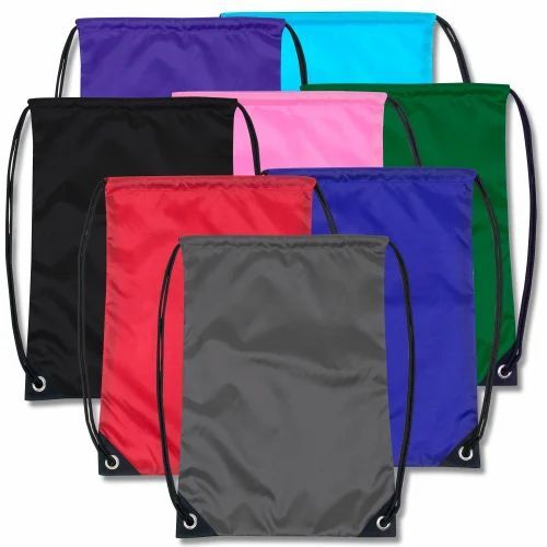 Multicolor Drawstring Bags
