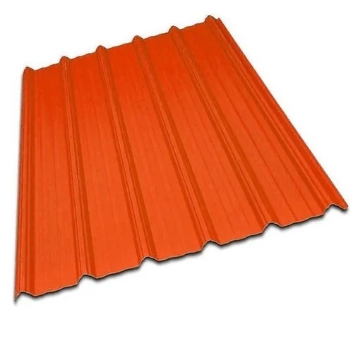 Orange Galvanized Corrugated Profile Sheet