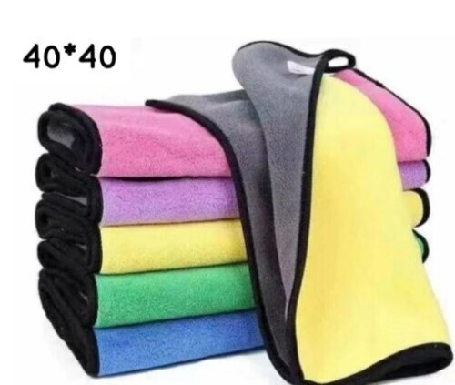 Plain Microfiber Cloths 500 Gsm