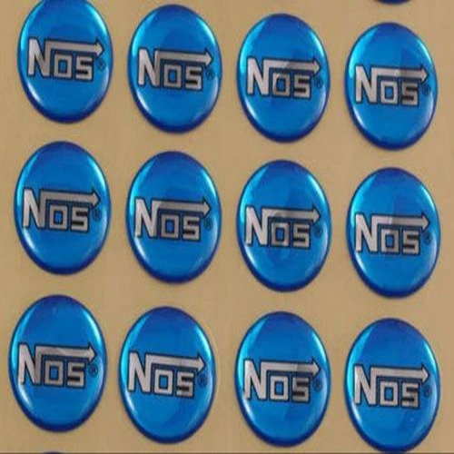 Plastic Dome Sticker