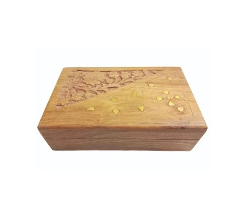Rectangular Wooden Box - Wood