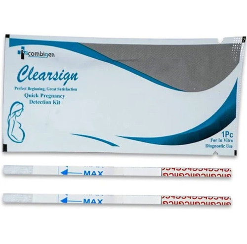 White Hcg Pregnancy Test Strip