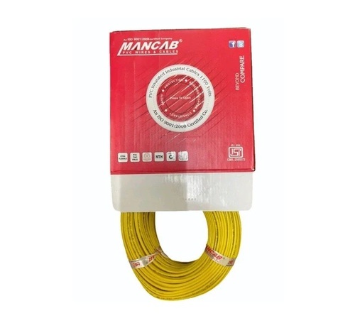Yellow 1.50 sqmm Mancab HR FRLS House Wire