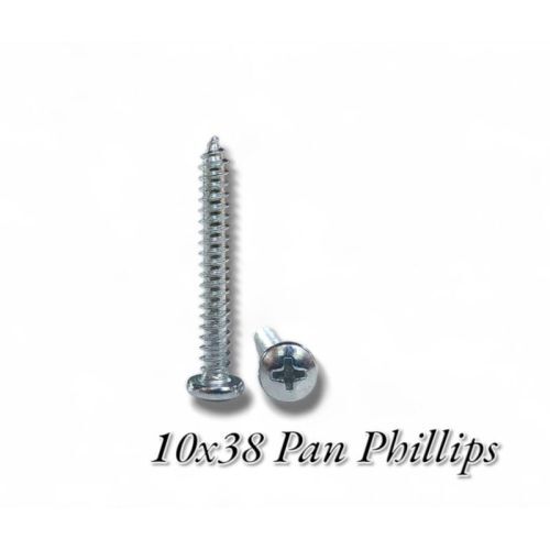 10x38 Pan Phillips Self Tapping Screw