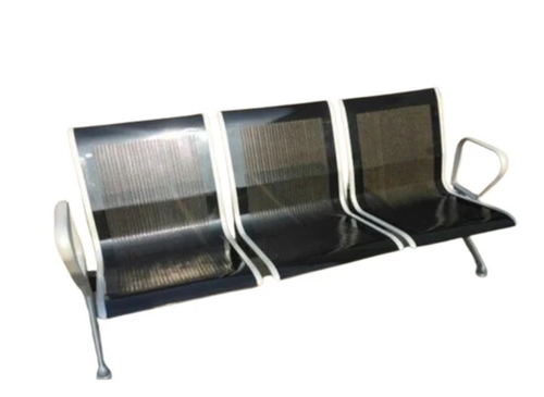 3 Seater Stainless Steel Color Coated Waiting Chair