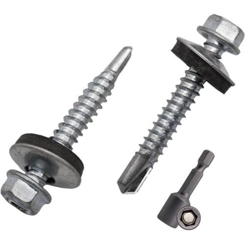 5.5X 25 Mm Hex Head Self Drilling Screw - Color: Silver