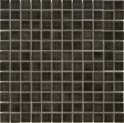 Black Glossy Square Mosaic Tiles