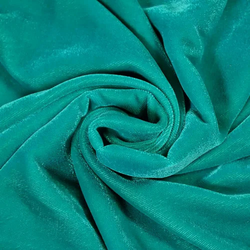 Green Soft Velvet Fabric