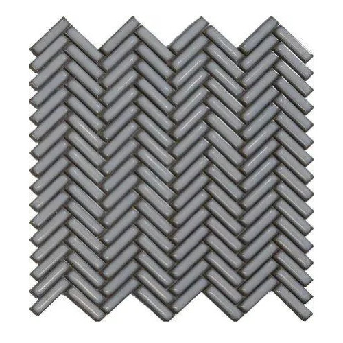 Polished Herringbone Mosaic Tiles