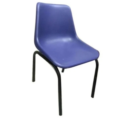 School Blue Waiting Chair
