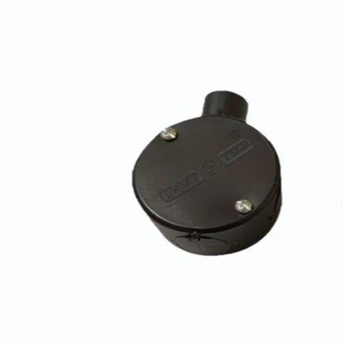 19 Mm 1 Way Black Electrical Junction Box