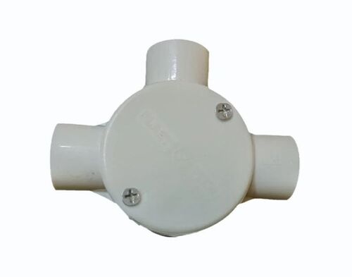 19 Mm 3 Way White Electrical Junction Box