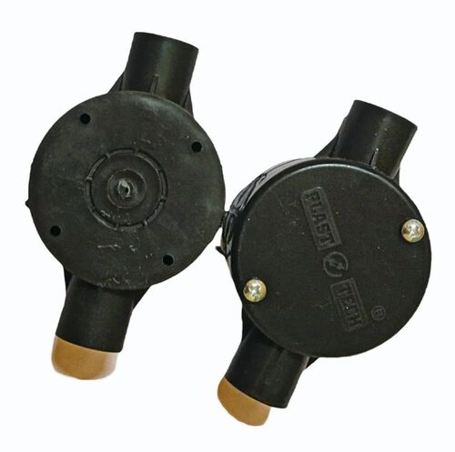 19 Mm Black Electrical Junction Box