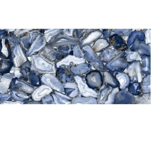 Azurite Blue High Gloss Collection Gvt-Pgvt Vitrified Tile