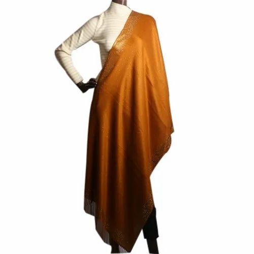 Dark Mustard Woolen Stole