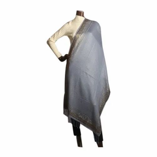 Fancy Grey Ladies Stole