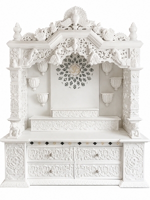 Marble Temple - Color: White