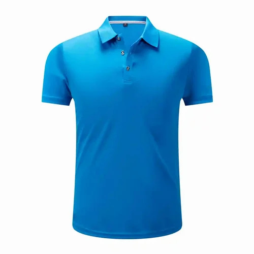 Men Blue Color Plain T Shirt