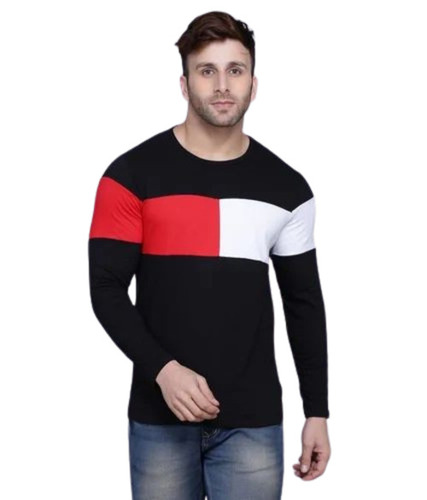 Men Full Sleeve Round Neck T Shirt