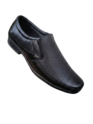 Mens Black Leather Formal Shoes - Gender: Male