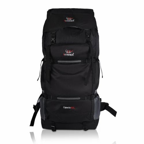 85 L Black Trekking Bag