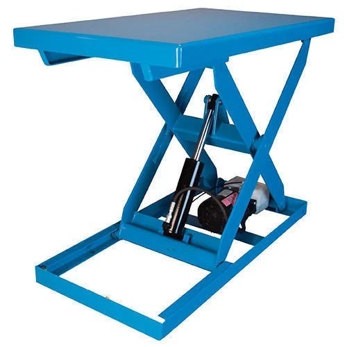 Blue Scissor Lift