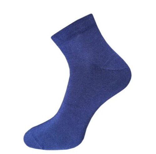 Blue Terry Cotton Socks