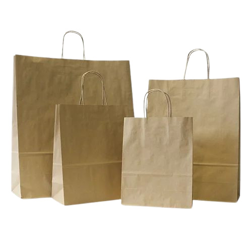 Handle Plain Paper Bags