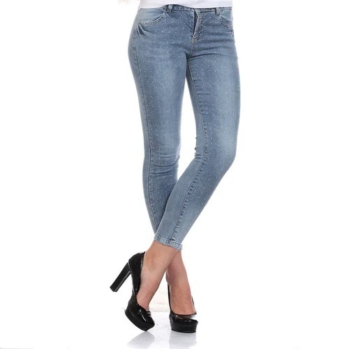Ladies Blue Denim Jeans
