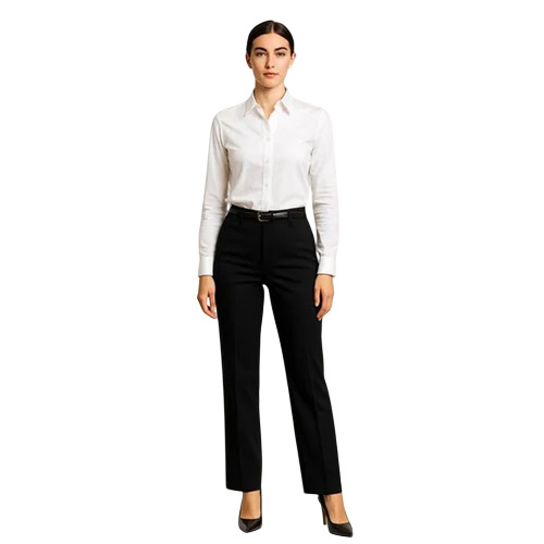 Lycra Blend Women Formal Pant