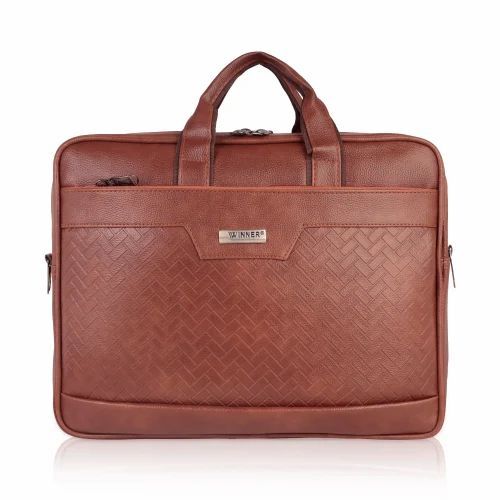 Plain Office Bag - Color: Brown