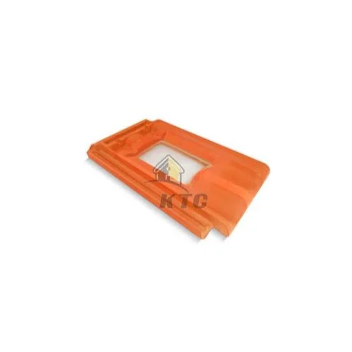 Red Semi Glass Terracotta Clay Roof Tiles