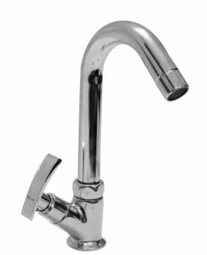 Single Handle Swan Neck Pillar Cock