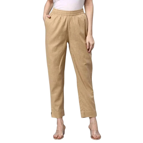 Slim Fit Ladies Cotton Pant