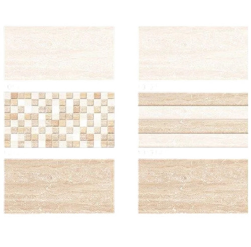 Soft Beige Stone Digital Ceramic Wall Tiles