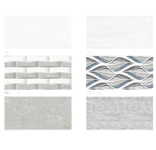 Soft Wave Design Digital Ceramic Wall Tiles