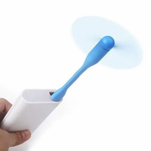 Usb Fan With 2 Leaf Connect With Laptop