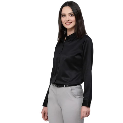 Women Cotton Satin Shirt