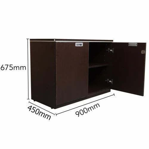 Wooden Dark Brown Storage Unit