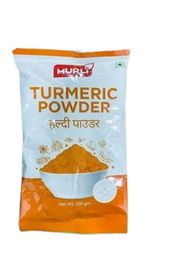 200 Gm Organic Turmeric Powder - Yellow Packet, Food Grade Raw Powder, FSSAI Certified, 12 Months Shelf Life